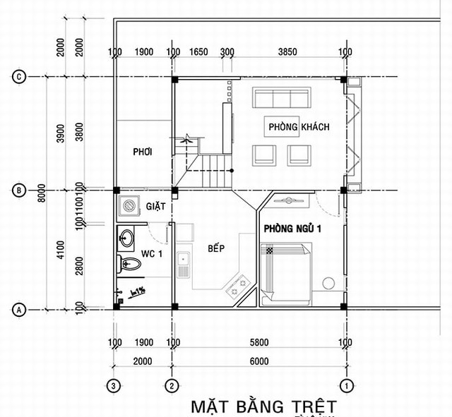 Gợi Ý Mẫu Nhà 2 Tầng Mái Lệnh 8x10M Đơn Giản Đẹp Với 3 Phòng Ngủ | Kiến  Trúc Nhà Việt - YouTube