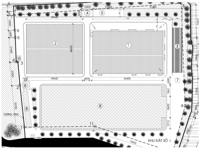 File skp thiết kế nhà máy thủy điện Sông Tranh 3 kích thước 200x400m
