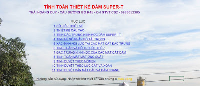 Tính toán dầm super T