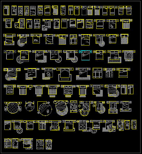 Thư viện autocad nội thất tổng hợp