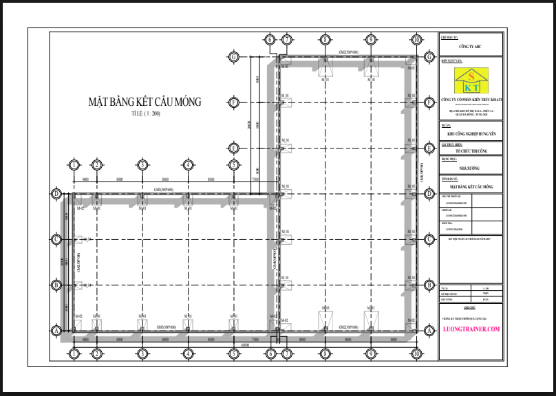 Bản Vẽ Nhà Xưởng, Nhà Công Nghiệp Mẫu Bằng Phần Mềm Revit Kết Hợp 2D+3D