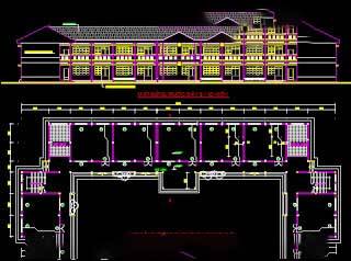 Bản vẽ thiết kế trường trung học cơ sở full kiến trúc