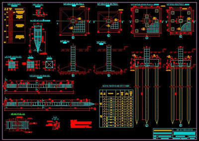 Đồ án nền móng full Bản vẽ + thuyết minh
