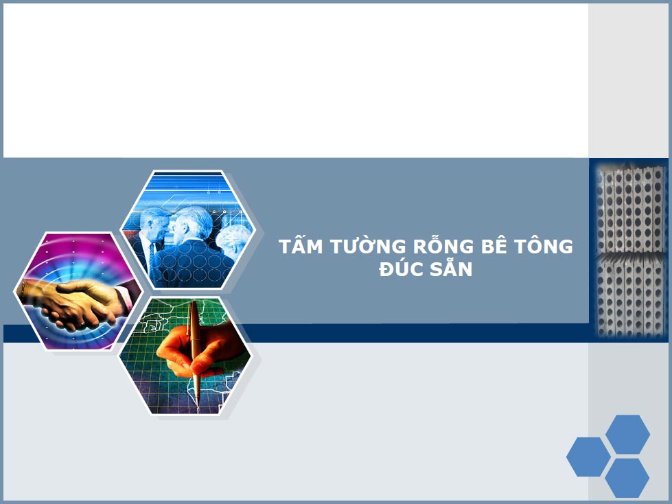 Tấm tường rỗng bê tông đúc sẵn (TCV0391)