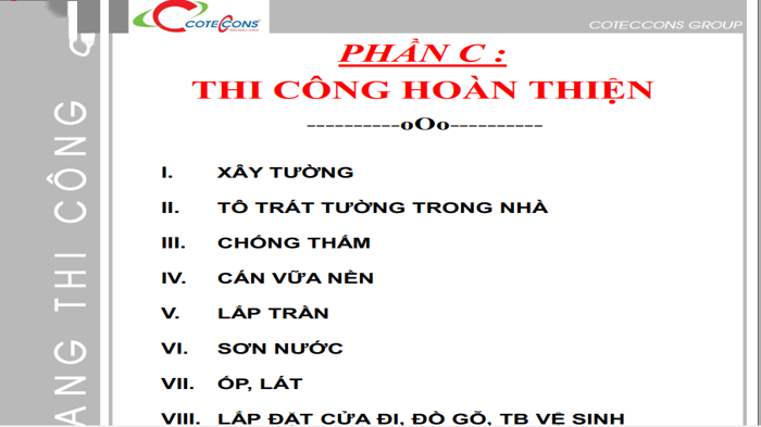 [Tài liệu] Cẩm Nang Thi Công Coteccons ( Phần C)