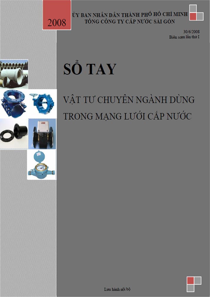 Sổ tay vật tư chuyên ngành dùng trong mạng lưới cấp nước (CTN0002)