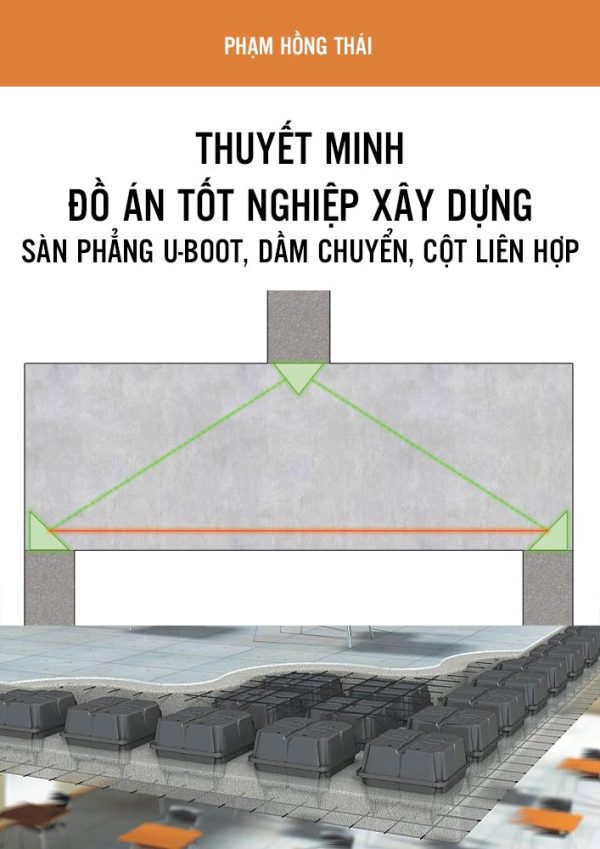 Đồ án tốt nghiệp xây dựng sàn phẳng U-BOOT, dầm chuyển, cột liên hợp (KCNCT0031)