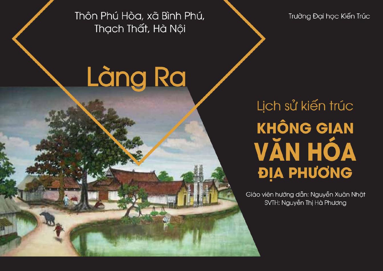 Lịch sử kiến trúc – không gian văn hóa địa phương (SVKT0139)