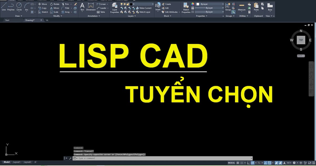 [Tài liệu] LispCad thông dụng