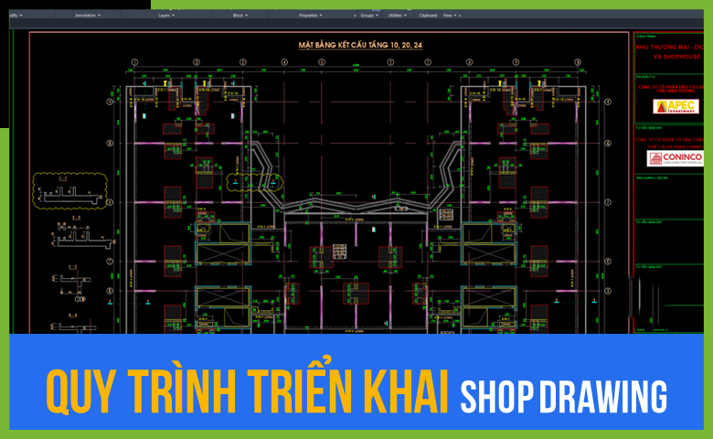 Full trọn bộ mẫu bản vẽ ShopDrawing nhà cao tầng, thấp tầng, biệt thự