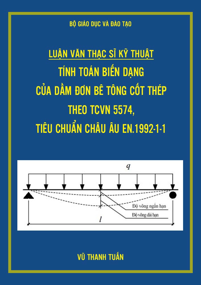 Tính toán biến dạng của dầm bê tông cốt thép (KCBT0162)