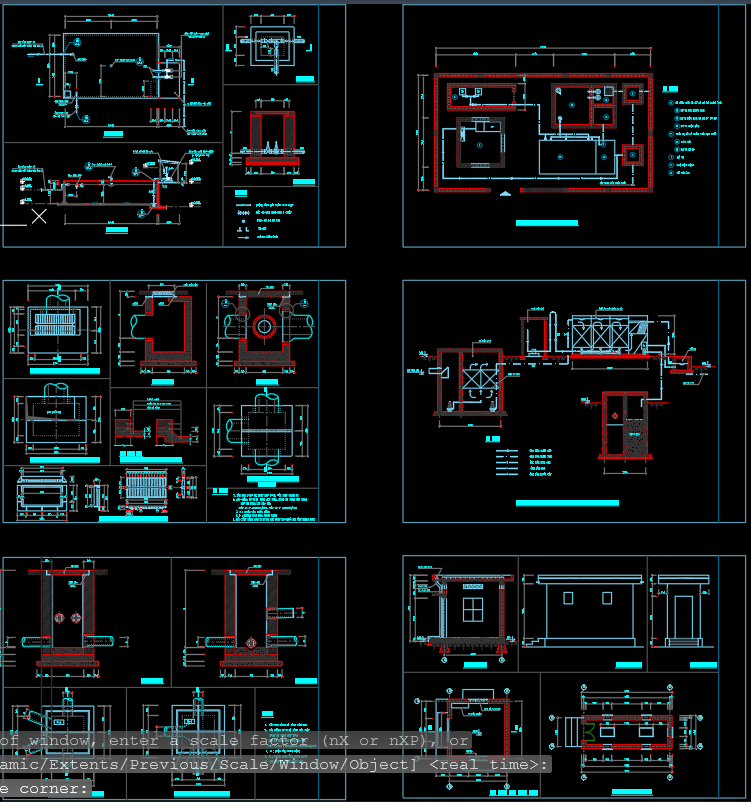 Bản vẽ tham khảo chi tiết cấp thoát nước và Trạm xử lý nước thải