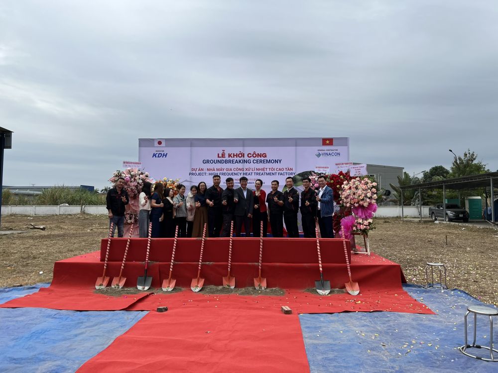 LỄ KHỞI CÔNG DỰ ÁN NHÀ MÁY KD HEAT TECHNOLOGY THÁI NGUYÊN