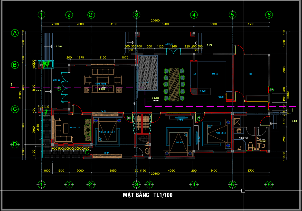 [BVTK] Mẫu nhà thiết kế nhà 2 tầng 9×13.5m
