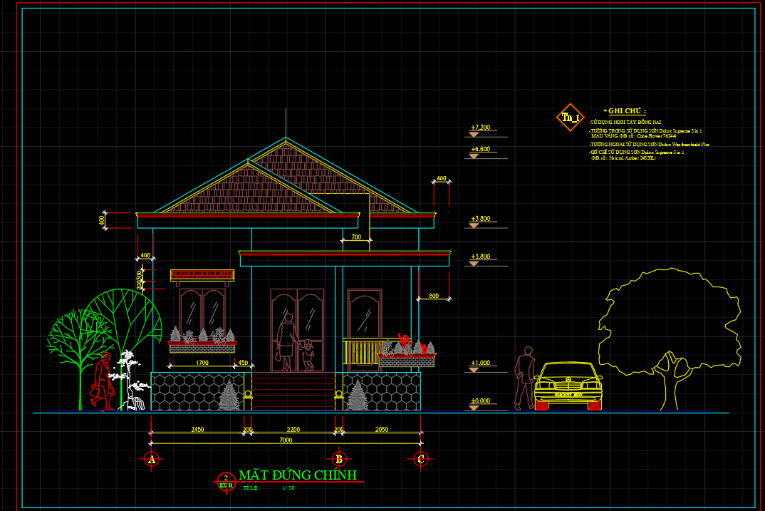 [BV] Mẫu nhà vườn mái thái