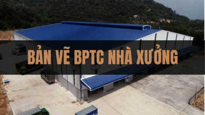 Bản vẽ biện pháp thi công Nhà Xưởng