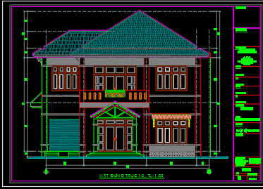 Bản vẽ thiết kế Biệt thự KT 12x12x2 tầng