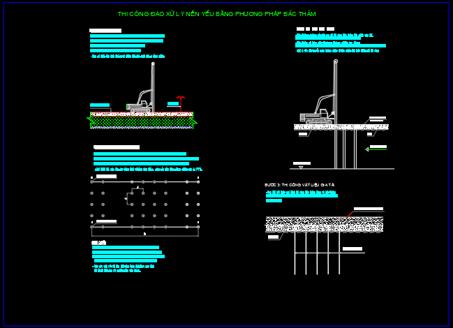 Biện pháp thi công bắc thảm