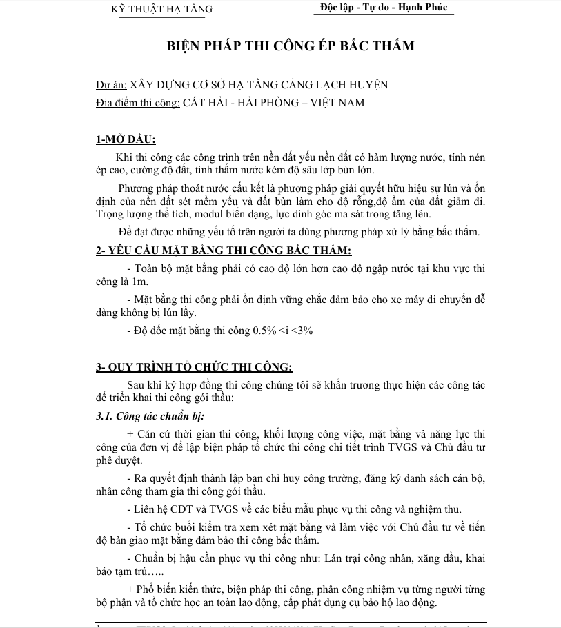 BPTC bac tham du an cau Tan Vu – Lach Huyen