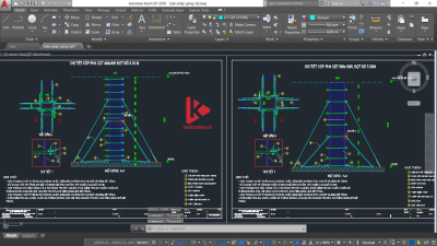 [BV] Bản vẽ chi tiết cốt pha cột