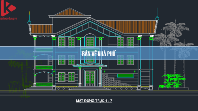 [BV] Bản vẽ nhà phố
