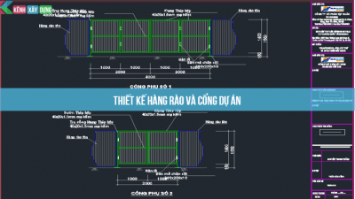 [BV] Thiết kế cổng và hàng rào dự án