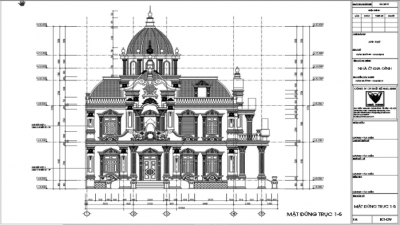 [BVTK] Biệt thự Nam Định -Full Kiến trúc + Kết cấu + Điện nước + Thống kê thép