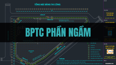 Download File CAD Biện pháp thi công tầng hầm (Full 30 bản vẽ + Thuyết minh + Bảng tính)