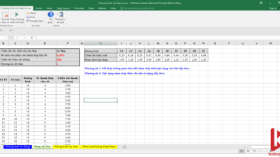[Excel] Chương trình cắt thép tối ưu