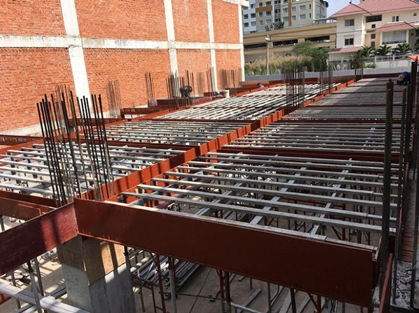thi công cốp pha dầm sàn 2