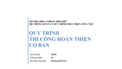 Quy Trình Thi Công Hoàn Thiện (File PDF Chi Tiết)