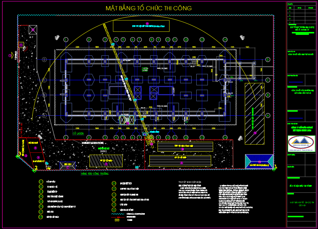 Tải Full Bộ Bản Vẽ Biện Pháp Thi Công Nhà Cao Tầng (File CAD) – Chi Tiết & Chuyên Nghiệp