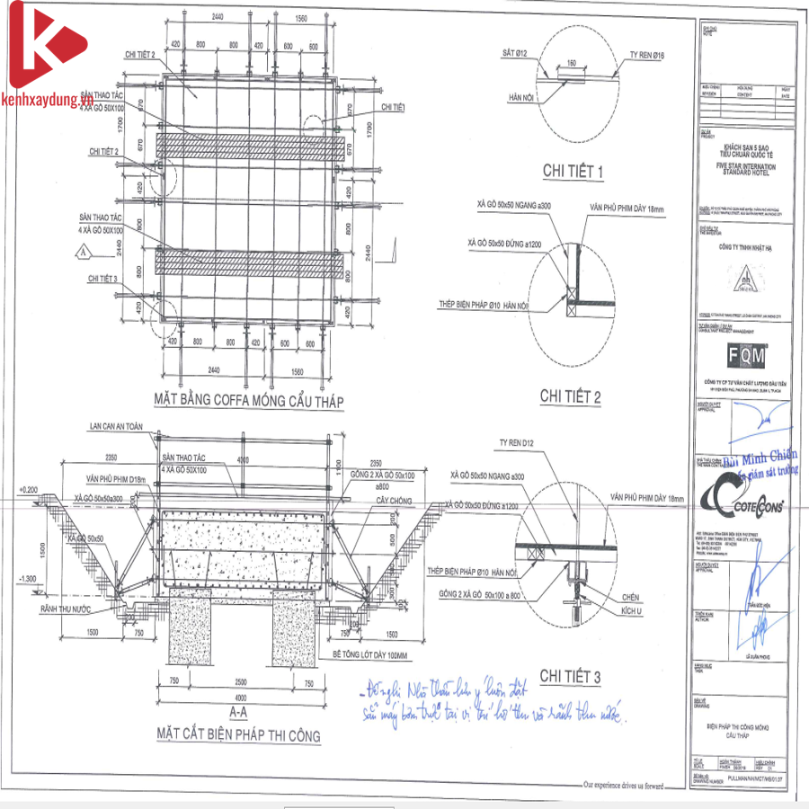 [Tài liệu] Biện pháp thi công móng cẩu tháp