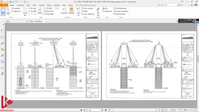 [Tài liệu] Biện pháp thi công tổng thể tường vây