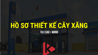 [Tài liệu] Hồ sơ thiết kế cây xăng