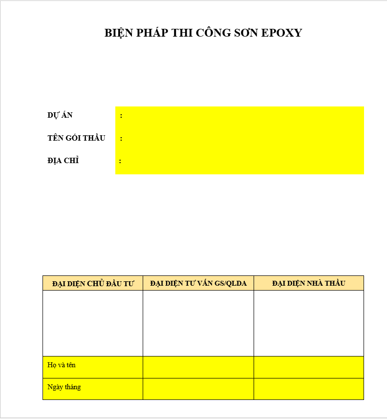 Biện pháp thi công sàn bằng Epoxy – Quy trình chi tiết, đầy đủ cho kỹ sư thi công