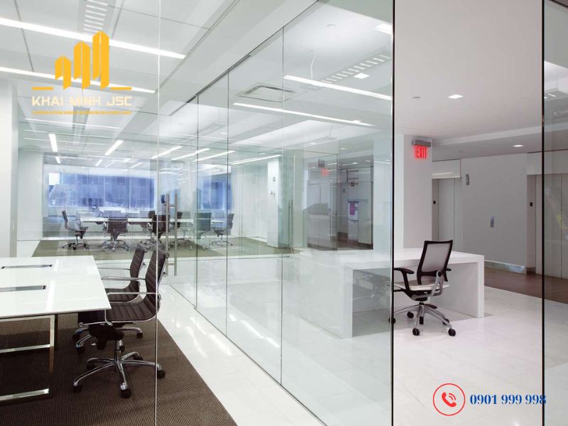 Biện pháp thi công vách kính hai lớp chống ồn cho cao ốc văn phòng