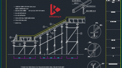 [BV] Biện pháp thi công cầu thang