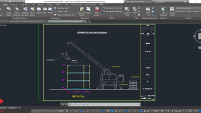 [BV] Biện pháp lắp dựng panel sàn nhà học