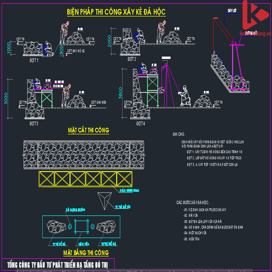 [BV] Biện Pháp Thi Công Xây Kè Đá Hộc