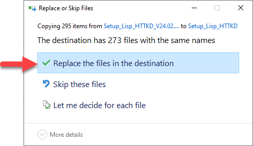 Bước 3.3 - Ghi đè toàn bộ nội dung