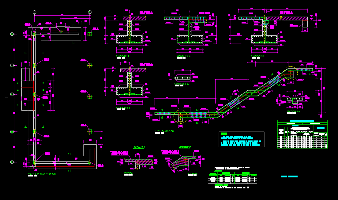 Plan foundation details