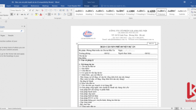 [Tài liệu] Biểu mẫu quy trình quản trị thi công xây dựng