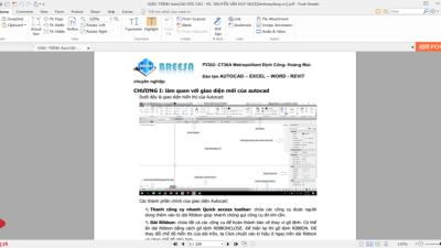 [Tài liệu] Giáo trình autocad 2018
