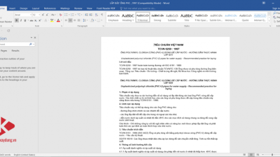 [Tài liệu] Tài liệu thi công nghiệm thu