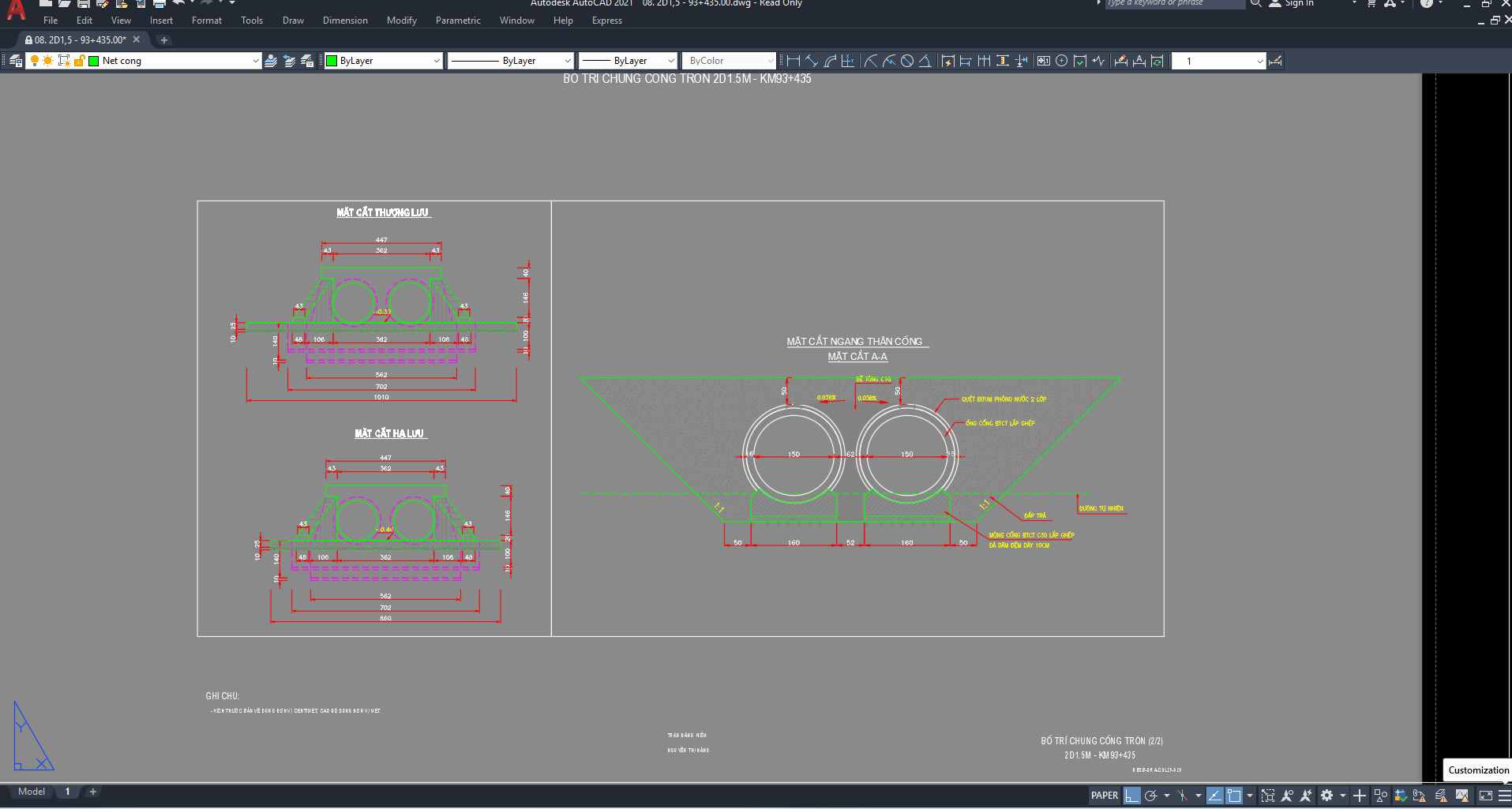 Trình tự thi công cống tròn